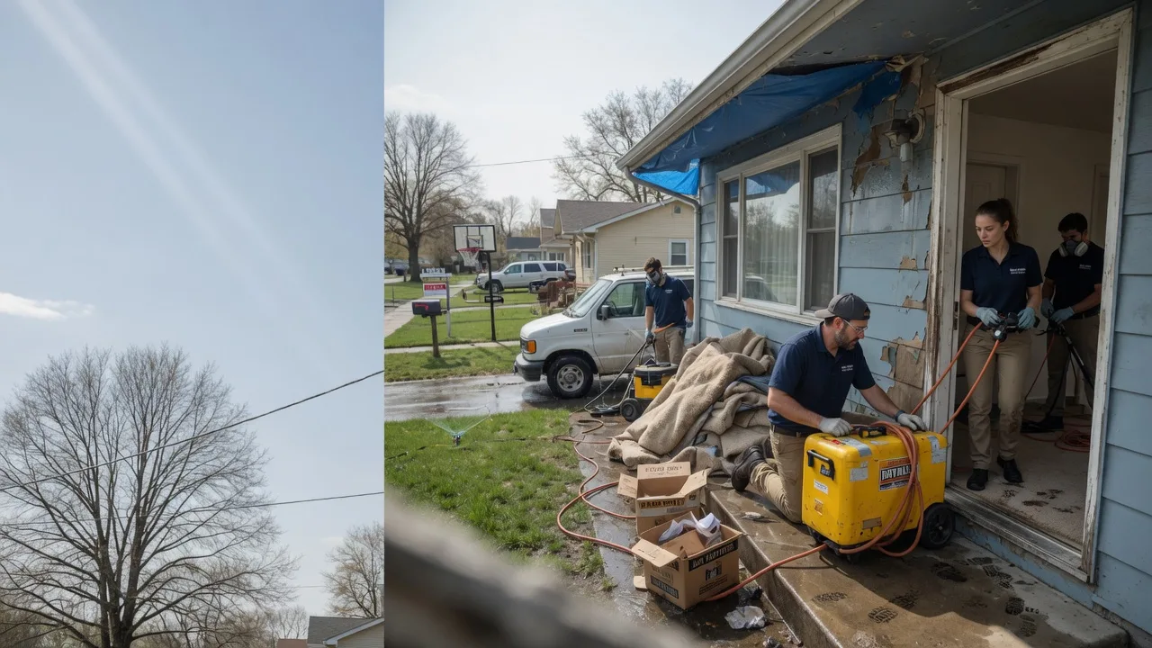 Basement Flood Cleanup in Letart, WV near me